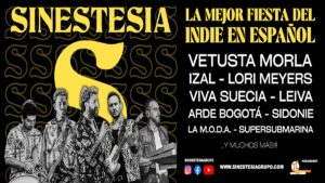 Sinestesia acerca este sábado los grandes temas del indie en castellano a Geuria!