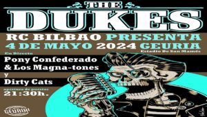 The Dukes Rock Club Bilbao celebra este sábado en Geuria! su noveno aniversario